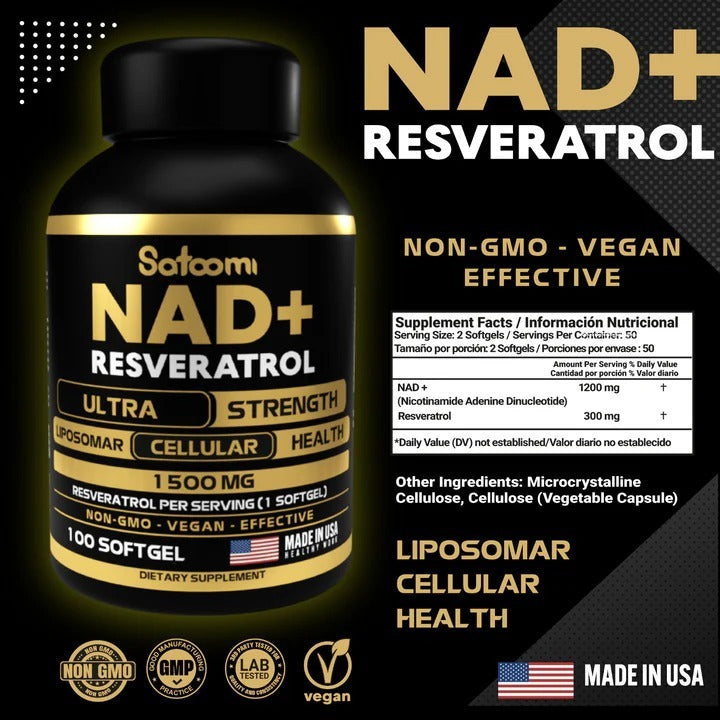 Nad + Resveratrol Black