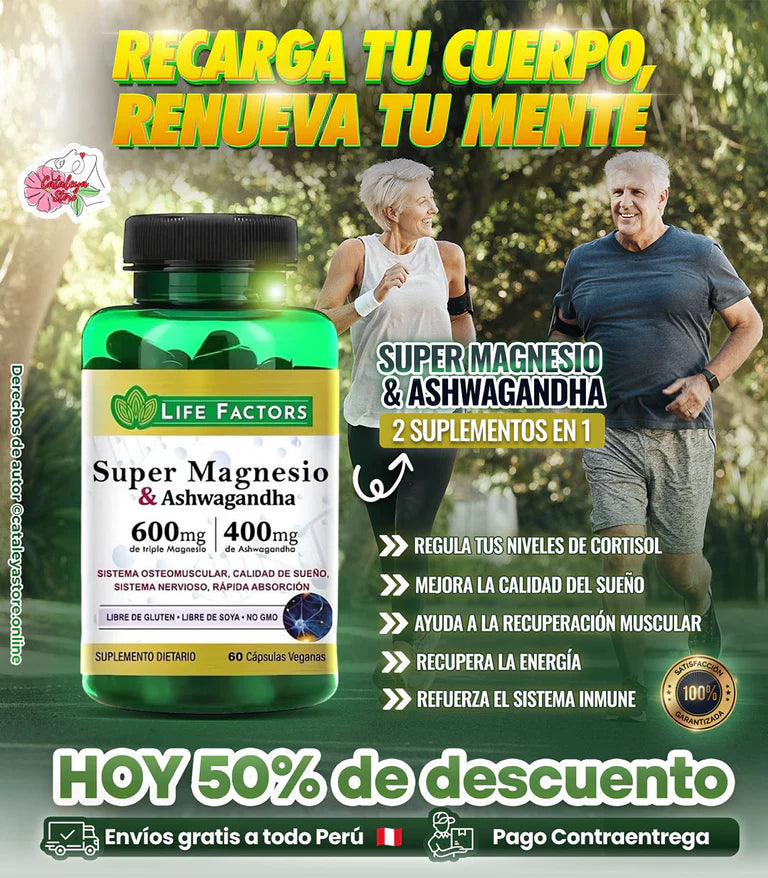 ASHWAGANDHA Y MAGNESIO
